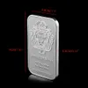 10PCSスコッツデール999ファインシルバーワントロイオンスバーは、50 mm x 28mm Ingotバッジ装飾COIN BAR9982417を信頼します