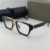 Homens pretos Óculos quadrados de ouro quadrado Lente clara lente óptica Moda Moda Os óculos de sol Eyewear com Box5245944
