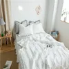 Comforters sätter koreansk stil sommar cool quilt säng täcker dubbel användning spinning lotus blad luftkonditionering tredelar kostym1