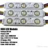 Colorfull RGB SMD5050 LED -moduler Ljus 3LED Black RGB Injection LedModule With Lens DC12V Vattentät IP65 -modulljus