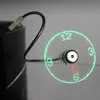 2222 g ehigh kvalitet mini flexibel LED -ljus hållbar justerbar USB -gadget USB fläkt tid klocka Desktop Clock Cool Gadget Real Time 8289134