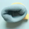 Schattige kinderen beanie eenvoudige ontwerper baby schedel petten 5 kleuren merk kinderen gebreide hoeden groothandel 50g