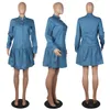 여성 가을 ​​느슨한 A 라인 미니 드레스 플레어 긴 소매 파티 나이트 클럽 캐주얼 패션 스트리트 드레스 Vestidos의 set020