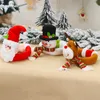 15スタイルのクリスマスカーテンバックルタイックサンタ雪だるまカーテンタイバックホールバックファスナーバックルクランプ装飾クリスマスの装飾品