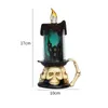 Halloween LED Candles Skull Pumpkin Halloween Party Atmosphere Decoration Night Glowing Lamp Plastic Battery Operated Flameless Candles