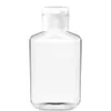 30ml 60ml Clear Plastic Empty Bottles Travel Containers with Flip Cap for Toiletries Liquids Shampoo Lotion