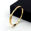 Bangle Fashion Rvs Better Round Crystal Romeinse cijfers Cross Armband Rose Gold Color Woman Party Gift1