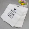 Emballage cadeau 100pcs / lot Sac en plastique givré translucide avec poignées Gardez vos petits sacs d'emballage 24 * 30 cm en gros!6/275362435