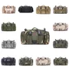 Camo Tactical Bag Vattentät Militär midja Pack Molle Outdoor Pouch Bag Camping Vandring Slitstarka Ryggsäck Resor Sportväskor Cyz2762 50pcs