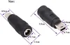 2pack USB Male to DC 5.5x2.1mm Connector Charge Barrel Jack Power Adapter Mini USB 5V Connector for Mini USB