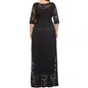 Große Größe Frauen Lange Maxi Kleid Plus Größe 5xl 6xl Elegante Weiß Kaftan Muslimischen Hohl Heraus Spitze Party Kleider Vestidos6524333