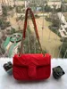 Chegada nova Qualidade superior Mulheres Sacos de Ombro de Veludo Moda Corrente de Ouro Saco Estilo Handbags Cross Body Body Pure Color Bag