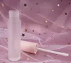Fosco redonda rosa Lip Gloss Tint plástico Tubos DIY vazio Maquiagem Big Lipgloss Líquido Lipstick Case Beauty SN4688 Packaging