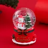 Presentes de Natal Bola de cristal do Natal Music Box flocos de neve de incandescência de Santa Snowman Árvore de Natal Xmas Eve presente das crianças XD23951