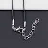 Geben Sie Schiff frei 20 teile/los Antike Silber Schildkröte Schildkröte Meer Halsband Charme Schwarz Leder Halskette DIY