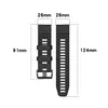 Bandes 20mm 26mm bracelet de montre à dégagement rapide bracelet en Silicone pour Garmin Fenix 5 6 6X 935 Quatix montre Easyfit bracelets de poignet