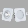 Kvadrat / Rund Dimbar Led Cob Downlight IP65 Inbyggd LED Taklampa Vattentät Spot LED 10W Inomhus Badrum Balkong Ljusfixtur