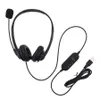 Casque USB écouteurs avec Microphone antibruit contrôle du Volume casque filaire pour PC ordinateur portable école enfants Call Center