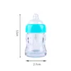 50pcs 6mlミルク哺乳瓶のプラスチックリップグローズ空のチューブ化粧品ノベルティニップルリップ光沢包装容器LX3260