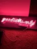 Neonschilder „Good Vibes Only“, Wandschild, Kunst, dekorative Lichter, Zuhause, Schlafzimmer, Zimmer, Party, Urlaub, Hochzeit, Dekoration2705