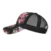 Joymay 2020 Meash Baseball Kappe Frauen Floral Snapback Sommer Mesh Hüte Casual Verstellbare Kappen Drop Shipping Akzeptiert B544