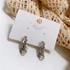 Stud Chic Chain Earrings For Women Fashion Jewelry 2021 High Quality Gold Piercing Earings Korean Ladies Ear Jewellery Gift1