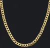 venta caliente de Miami Cuban Link 1 cm collar cadena de plata / cadena del encintado de color oro para los hombres joyería Corrente De Prata Masculina mayor del mens collar