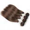 Дешевый цвет человеческие плетения волос Связи Ombre Blonde Brown Short Bob 1012 дюйм 2 4 пучки устанавливают малазийские прямые волосы remy hair ext8986703