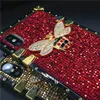 Luxury Glitter Square Phone Cover Bee Cases for iphone 14promax 14plus 14 14pro 13promax 13pro 12 11 promax xr Protective Shockproof Clear Cover case