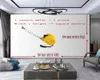 Viver 3D Wallpaper 3D papel de parede para sala de estar bonita grande cachoeira HD impressão digital de umidade à prova de umidade