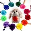 조정 가능한 개 초커 귀여운 강아지 꽃 넥타이 매력 반사 빛 천으로 칼라 애완 동물 용품 polychromatic 1 41FJ G2
