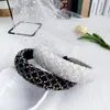 Colorful Crystal Headband for Woman Luxury Hand Made Beaded Sponge Hair Band Bridal Wedding Party headbands3930540