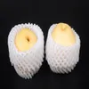 Wit Epe Foam Mesh Mouwen Net Dikke Fruitschuim Mouw Net Verpakking Materiaal Peer Pack Pakket 12cm * 7cm