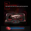 Gaming Laptop Notebook Computer Cooling Pad System 6 Silent Red/Blue Led Fans Powerful Air Flow Portable Adjustable Laptop Stand Mattres