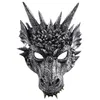 Maschera di Halloween Maschera di Drago Animale Festa di Halloween Horror PU 3D Maschera di Drago Animale per Festa in Costume
