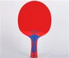 Wholeadult Children Table Tennis Rubber Rubber Plastic Integration Presse Racket Green Red Blue Commory Handl