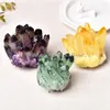 2000g blandad slumpmässig storlek Form Raw Rough Purple Yellow Green Natural Ghost Phantom Quartz Crystal Cluster Points Mineral Specime9266219