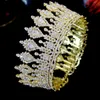 Fashion Luxury Bridal Hair Accessories Medames Wedding Tiaras and Crowns Stage Awards Round Queen Crown Retro Men039s Crown4680426