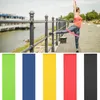 Opaski oporowe 5 kolorowy guma jogi z klipsami do włosów opaska fitness Pilates Sport trening treningowy