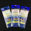 100bag Luminous Sabiki Fishing Lure Rigs Bait Jigs Lure with Bean Fishhook size 10 1 2 3 4 Fishing Tackle2167888