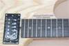 N4 Originele Ash body elektrische gitaar met Tremolo-brug, kleurrijke parelpunten inleg, palissander toets, kan worden aangepast
