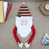 Noel Ağacı Topper Dekorasyon Noel Baba Snowman Ren Geyiği Hugger Xmas Tatil Kış Partisi Süs Malzemeleri Da937