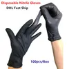 Garden Household Cleaning Food Grade Durable Kitchen 100pcs Disposable Nitrile Rubber Protective Gloves DHL Fast Ship16459867227035