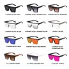 Mode surdimensionné carré lunettes de soleil violet rouge plat miroir lentille lunettes de soleil hommes femmes pare-soleil lia mignon Sunnies lunettes 4438911