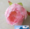 100шт Dia 10cm Искусственная ткань Шелк Peony головки цветка для украшения венчания Арх Цветочная композиция DIY Материал Supplies Descri