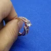 Cluster Rings Rhinestone Women Fashion Jewelry Accessories Female Fingers Decorations Stainless Steel Woman Party Gifts