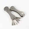 QingGear Keybone Mulit juego de herramientas de mano titanio fibra de carbono fibra de vidrio aluminio llavero puerta organizador de llaves