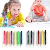 6 colores pintura de cara lápices de crayón estructura de empalme pintura cara crayón cuerpo pintura pluma palo para niños herramientas de maquillaje de fiesta
