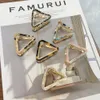 Fashion Triangle Acetate Claws Women Girls Geometric Hair Claw Hair Crab Alloy Hair Clip Accessories Hairpin