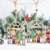 Новогоднее украшение деревянный орех солдат кулон украшения творческий окно кулон Рождественская елка кулон T3I51197